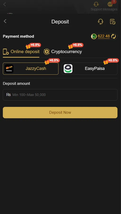 how to deposit money on 777sz game