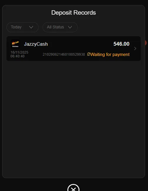 deposit records on 777 sz